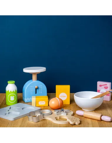 Bigjigs medinis sausainių kepimo rinkinys