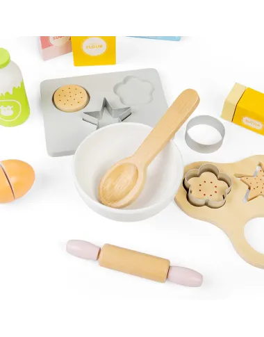 Bigjigs medinis sausainių kepimo rinkinys