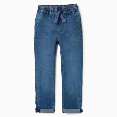 ZIPPY mėlyni džinsai berniukams (3/4-13/14 m) iš priekio