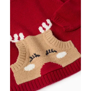 ZIPPY Kalėdinis megztukas Elniukas (6/9-24/36 mėn) iš arti