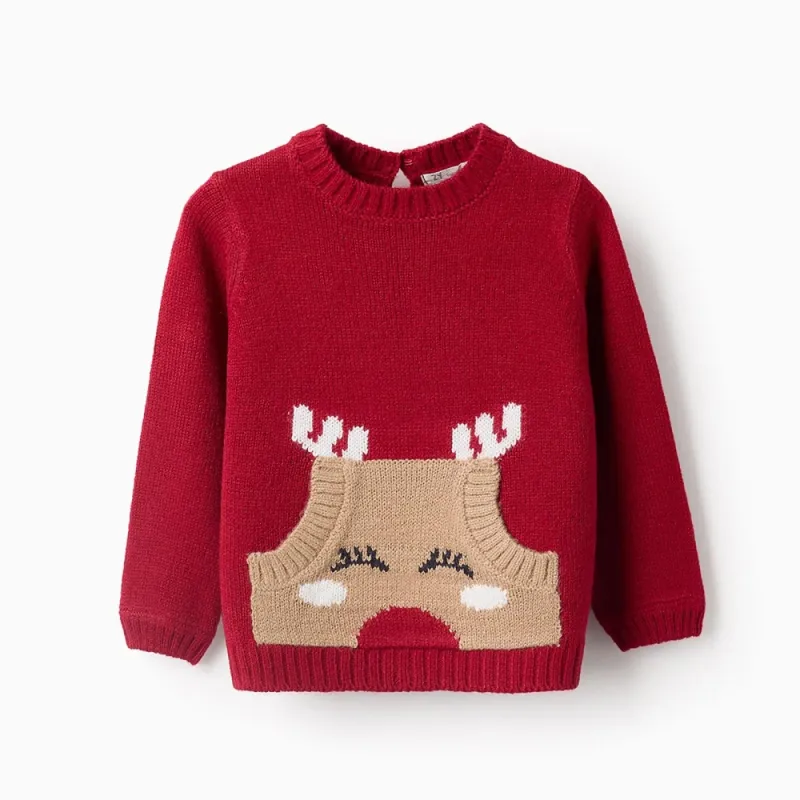 ZIPPY Kalėdinis megztukas Elniukas (6/9-24/36 mėn)