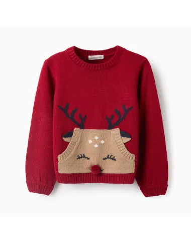 ZIPPY Kalėdinis megztukas Elnias (3/4-13/14 m)