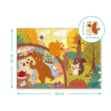 Dodo dėlionė vaikams Derliaus metas (60 det.) su išmatavimais