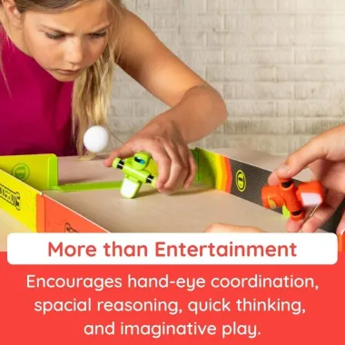 Stalo futbolas Foosbots Stadium privalumas - pramoga