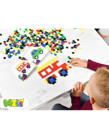 Meli Minis Edu konstruktorius (2800 el.) plastikinėje dėžutėje