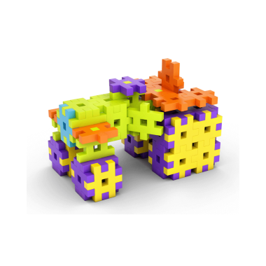 Meli Maxi konstruktorius (100 el.) - Vaflinės kaladėlės vaikams nuo 1 metų