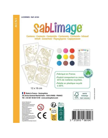 Krāsainā smilšu māksla - Radošie komplekti bērniem - Lapute.lt