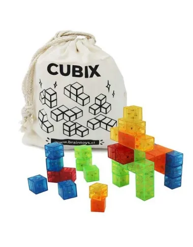 Cubix magnetiniai kūbeliai (50 el.) ir pakuotė