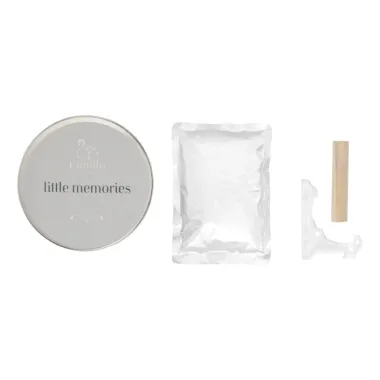 Balts rāmītis ar mazuļa rokas/pēdas nospiedumu - Lapute.lt