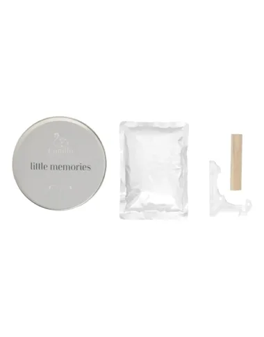 Balts rāmītis ar mazuļa rokas/pēdas nospiedumu - Lapute.lt