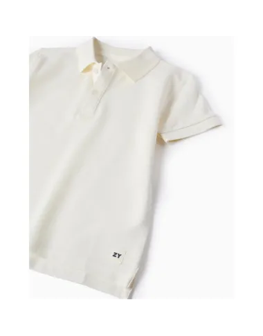 ZIPPY balti polo marškinėliai (3/4-13/14 m) iš priekio