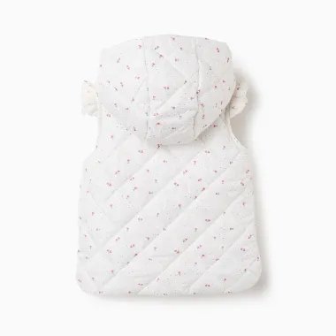 ZIPPY gėlėta liemenė mergaitei (6/9-24/36 mėn.) iš nugaros