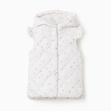 ZIPPY gėlėta liemenė mergaitei (6/9-24/36 mėn.) iš priekio