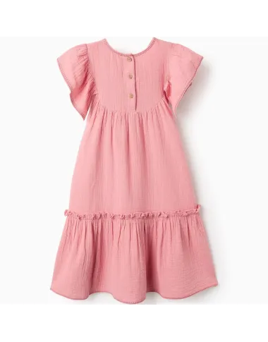 ZIPPY rausva suknelė Gėlės (3/4-13/14 m) iš priekio