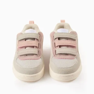 ZIPPY rausvi sportbačiai (25-36) iš priekio