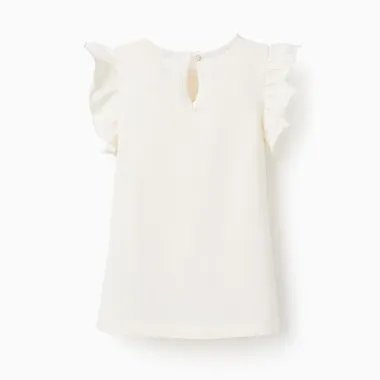 ZIPPY balti marškinėliai mergaitei (3/4-13/14 m) iš nugaros