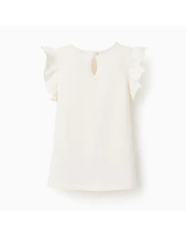 ZIPPY balti marškinėliai mergaitei (3/4-13/14 m) iš priekio