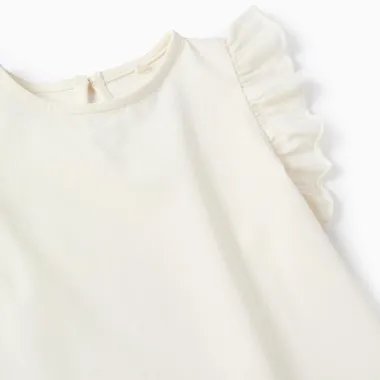 ZIPPY balti marškinėliai mergaitei (3/4-13/14 m) iš arti