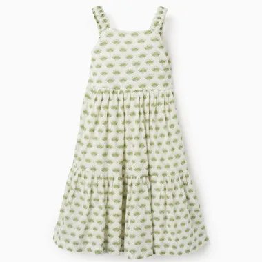 ZIPPY žalsva suknelė (3/4-13/14 m) iš priekio