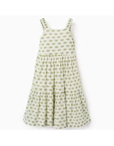 ZIPPY žalsva suknelė (3/4-13/14 m) iš priekio