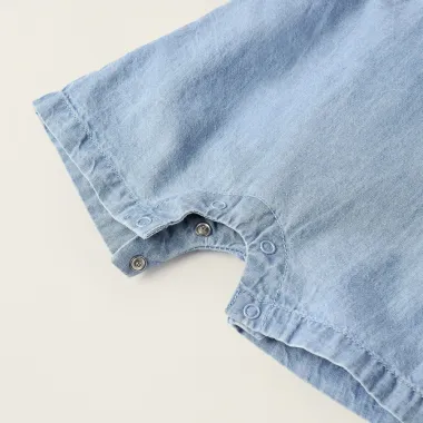 ZIPPY džinsinis kostiumėlis kūdikiams (0/1-9/12 mėn) iš arti