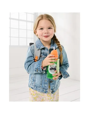 Skip Hop bērnu dzeramā pudele Raccoon, 390 ml - Bērnu dzeramās pudeles
