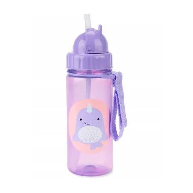 Skip Hop vaikiška gertuvė Narvalas, 390 ml atidarytu dangteliu