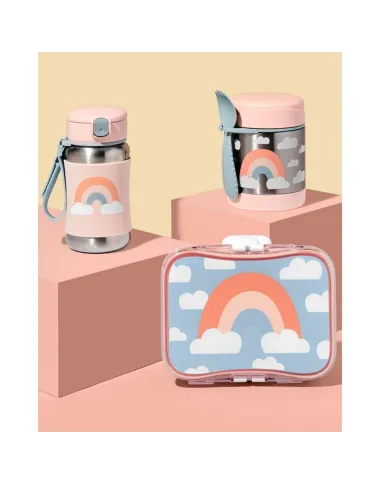 Skip Hop nerūsējošā tērauda dzeramā pudele Rainbow, 350 ml - Lapute.lt