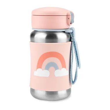 Skip Hop nerūsējošā tērauda dzeramā pudele Rainbow, 350 ml - Lapute.lt