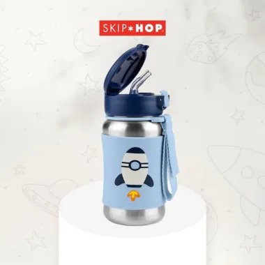 Skip Hop nerūsējošā tērauda ūdens pudele Rocket, 350 ml - Lapute.lt