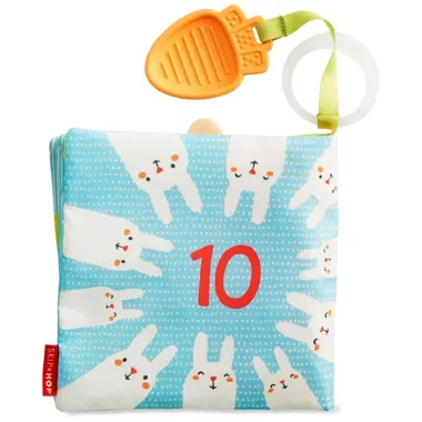 Skip Hop veiklos knygutė kūdikiams Kiškis - nugarėlė