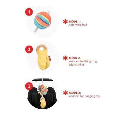 Skip Hop veiklos žaislas kūdikiams - savybės