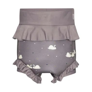 Maudymosi šortai mergaitėms Gulbės (0-4 m.)