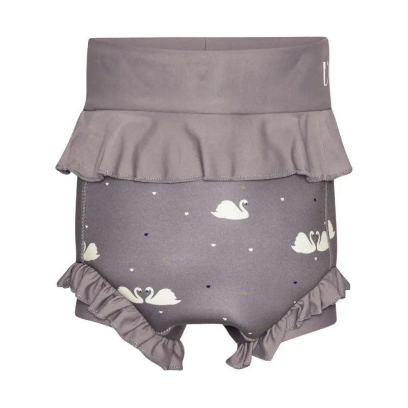 Maudymosi šortai mergaitėms Gulbės (0-4 m.)