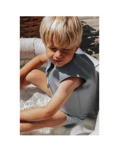 Mėlyna plaukimo liemenė vaikams (1-8 m.) - didesnė liemenė