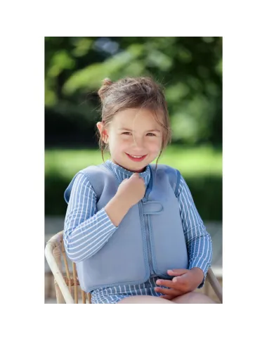 Mėlyna plaukimo liemenė vaikams (1-8 m.) - didesnė liemenė