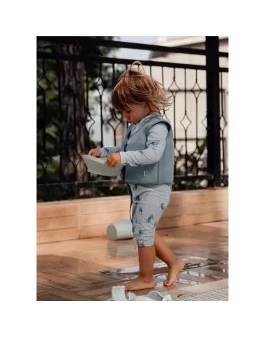 Mėlyna plaukimo liemenė vaikams (1-8 m.) - didesnė liemenė