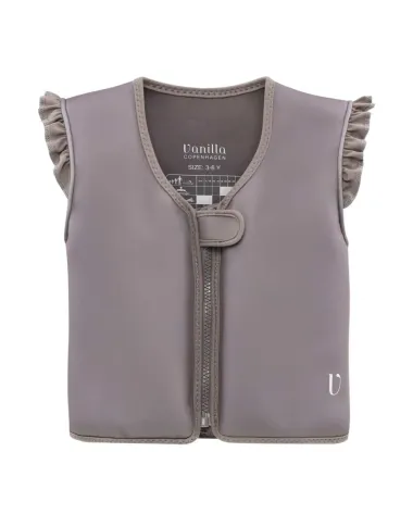 Ruda plaukimo liemenė mergaitėm Gulbė (1-8 m.) iš nugaros