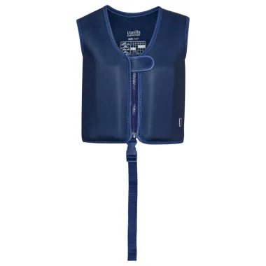 Mėlyna plaukimo liemenė vaikams Rajos (1-8 m.) su dirželiu iš priekio