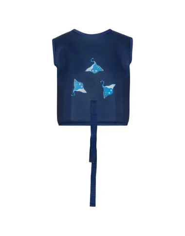 Mėlyna plaukimo liemenė vaikams Rajos (1-8 m.) iš nugaros