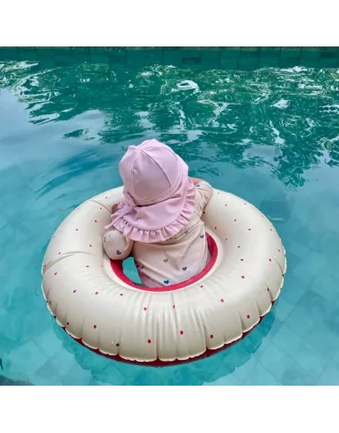 Pelēks piepūšamais peldēšanas ritenis bērniem - Lapute.lt