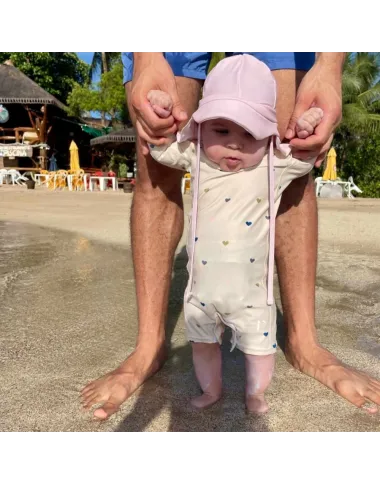 Bērnu peldkostīms Hearts (0-24 mēneši) - Lapute.lt