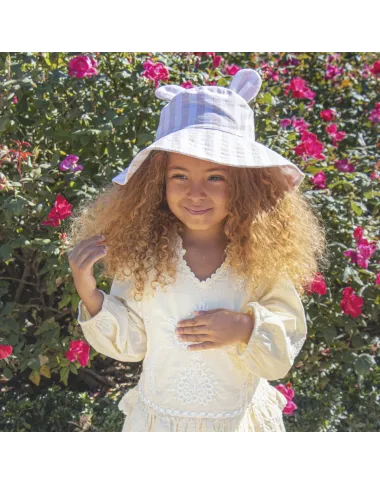 Vasaras cepure meitenēm Bunny (3-10 gadi) -Lapute.lt