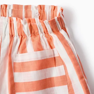 ZIPPY svītraini šorti meitenēm (3/4-13/14 m) - Lapute.lt