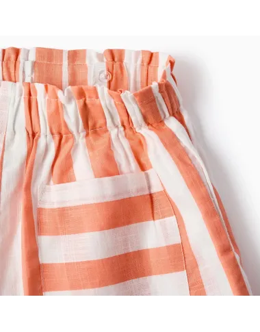 ZIPPY svītraini šorti meitenēm (3/4-13/14 m) - Lapute.lt