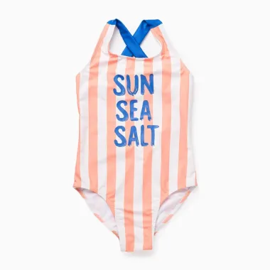 ZIPPY dryžuotas maudymosi kostiumėlis (3/4-13/14 m) iš priekio