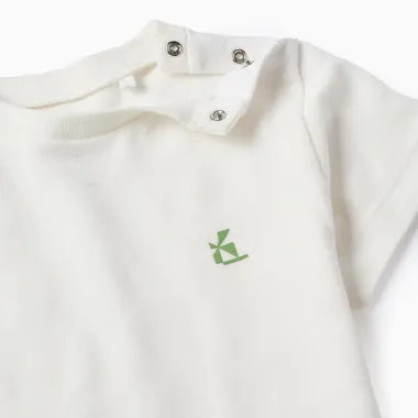 ZIPPY balti marškinėliai (6/9-24/36 mėn) iš arti