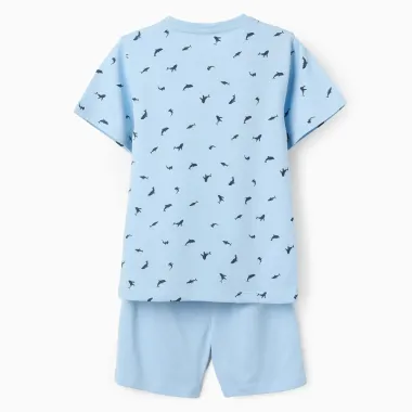 ZIPPY pižamų rinkinys Rykliai (3/4-11/12 m), mėlyna pižama iš nugaros