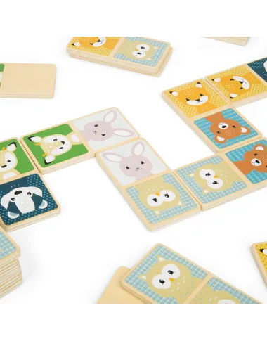 Bigjigs koka domino ferma - Izglītojošas spēles - Lapute.lt