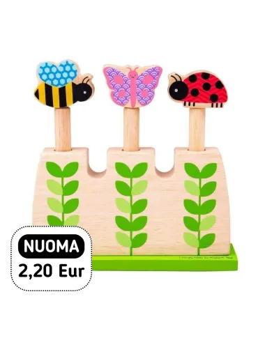 Bigjigs koka aktivitāšu trijstūris - Koka rotaļlietas bērniem - Lapute.lt